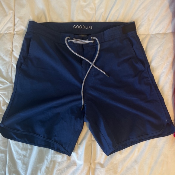 Goodlife Men's Swim Short Drawstring Blue (size 32) - Picture 2 of 9